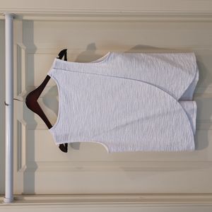 Banana Republic Cross-Back Bouclé Shell White L